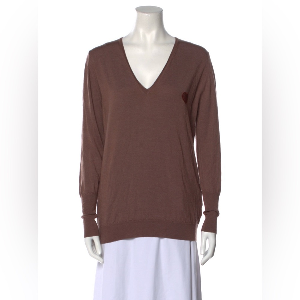 Cruciani Wool Silk Cashmere V-Neck Sweater